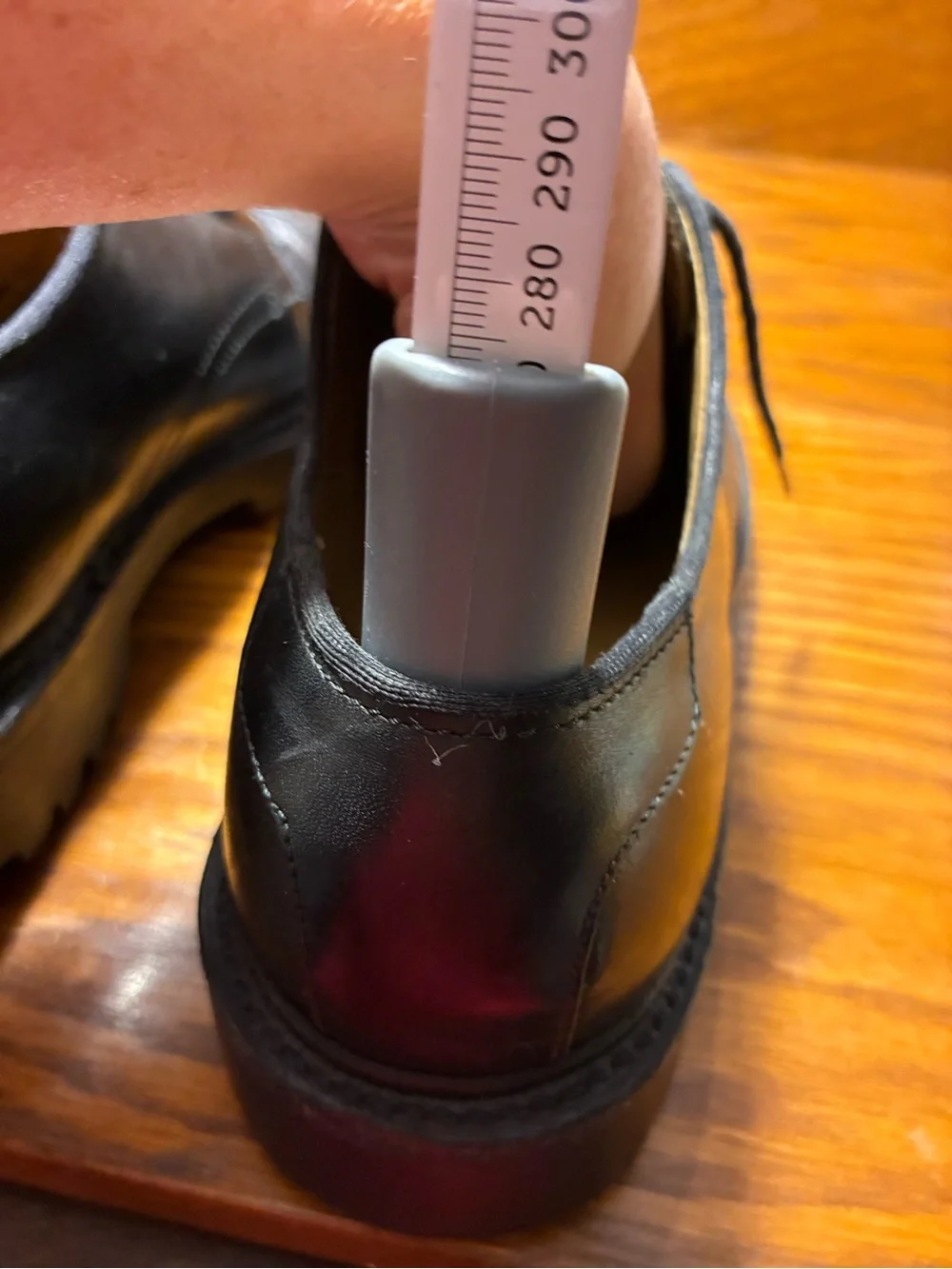 J.Crew Lug Sole Cap Toe Oxford Derby Shoes Black Leather Mexico Made Men’s 8